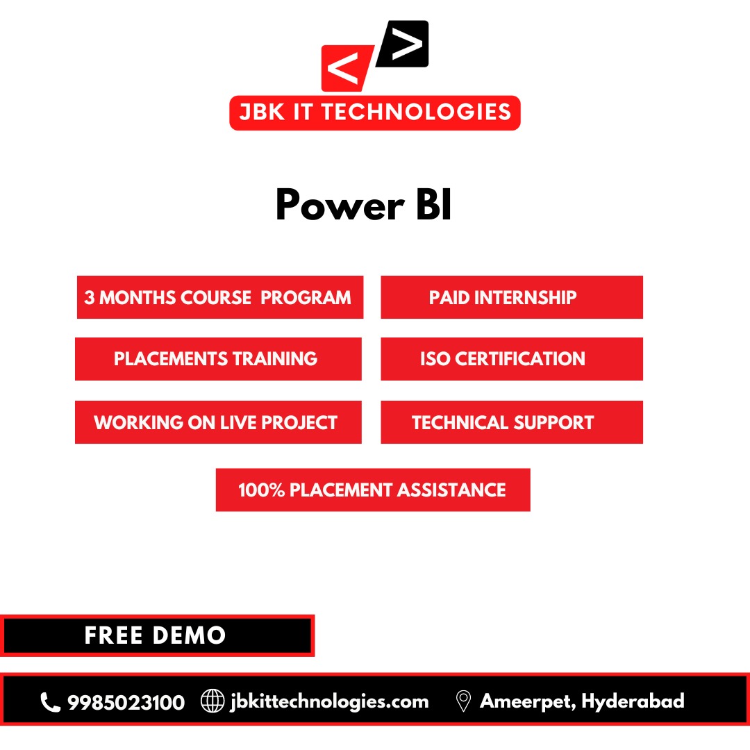 Best Power BI Training Institute In Hyderabad