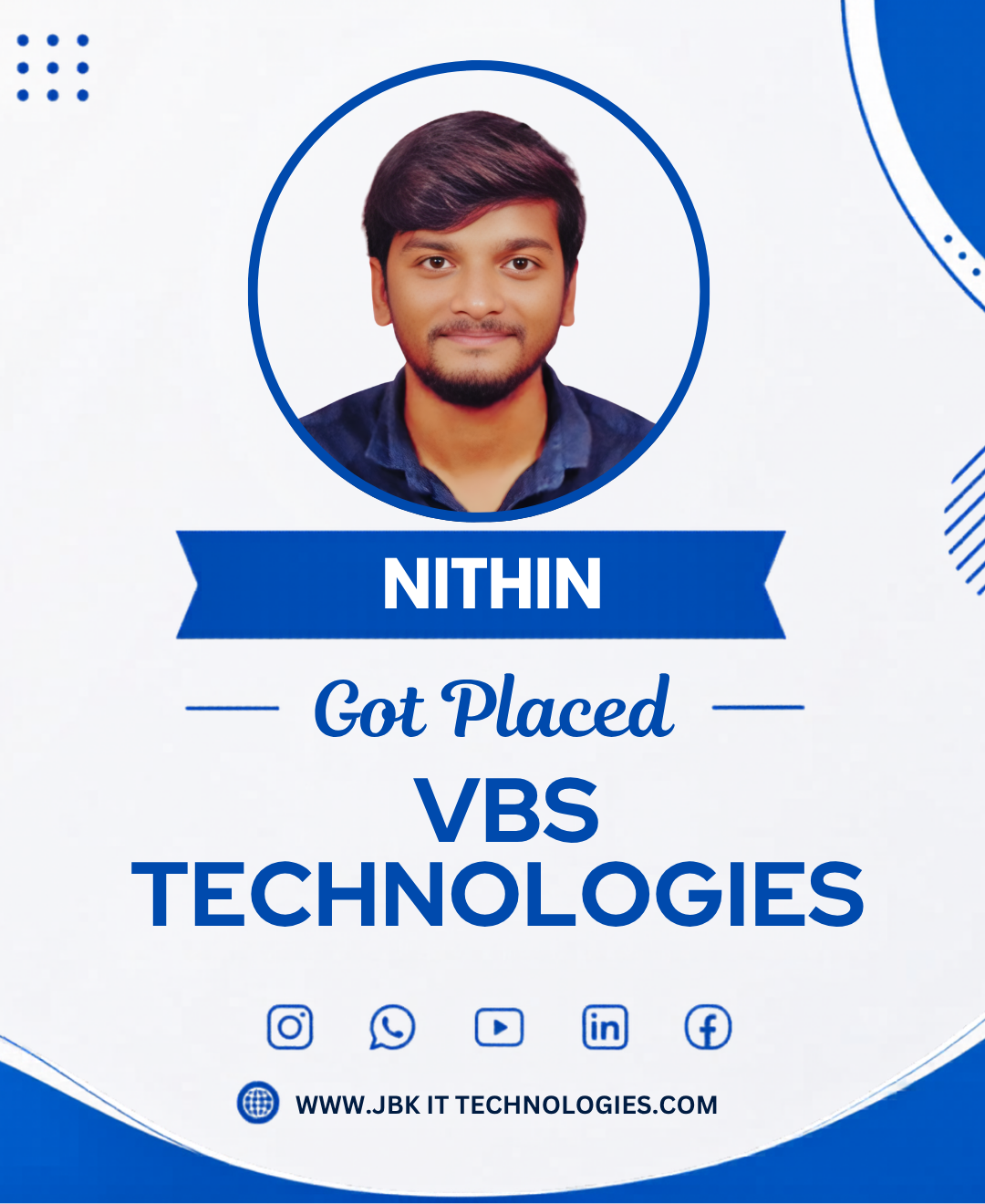 JBK IT technologies Placed students (13)