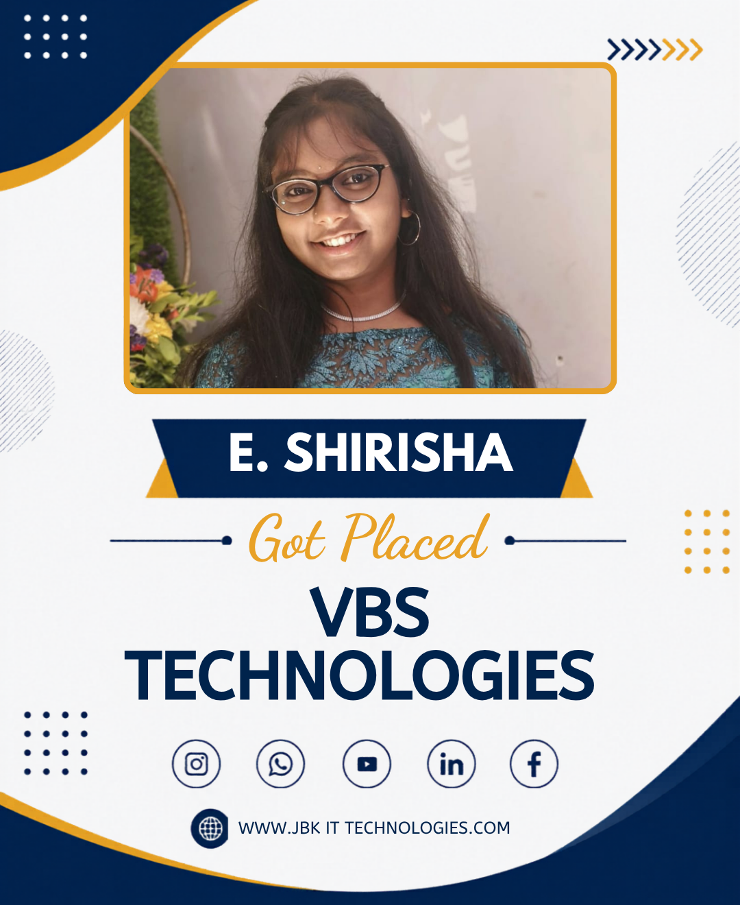 JBK IT technologies Placed students (4)