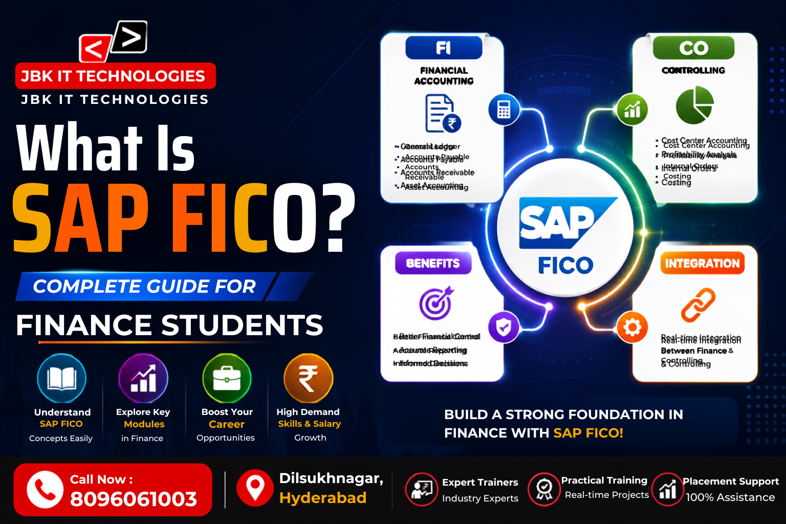 SAP FICO Course for Finance Students at JBK IT Technologies Dilsukhnagar Hyderabad