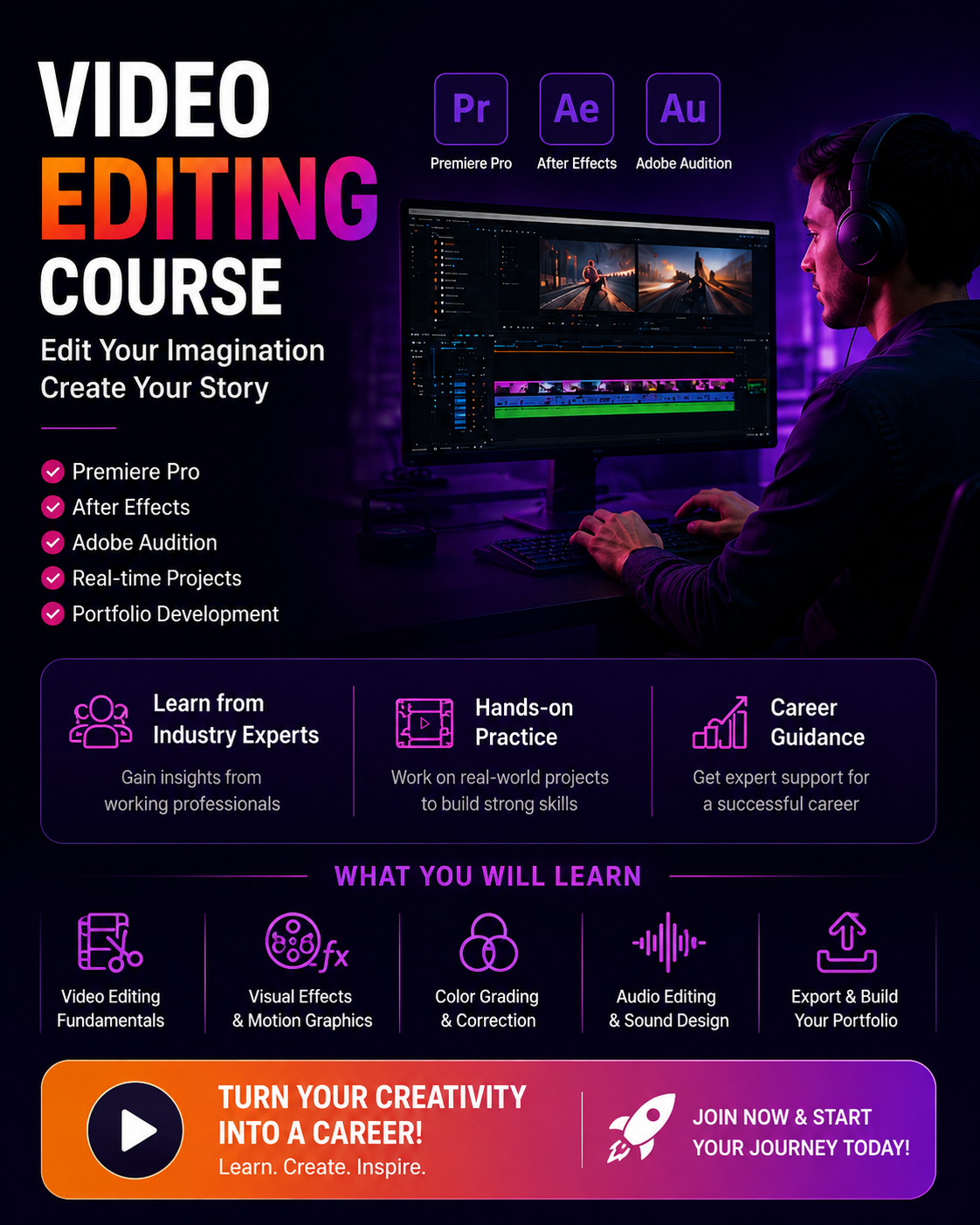 Video Editing Training Institute in Hyderabad